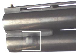 Not fully screwed in choke caused barrel bulge